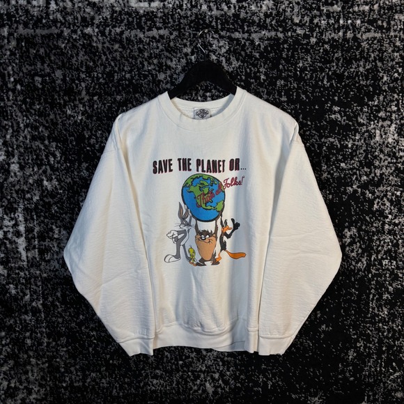 ACME Other - Vintage ACME Looney Tunes Save The Planet Earth Day Crewneck Size M